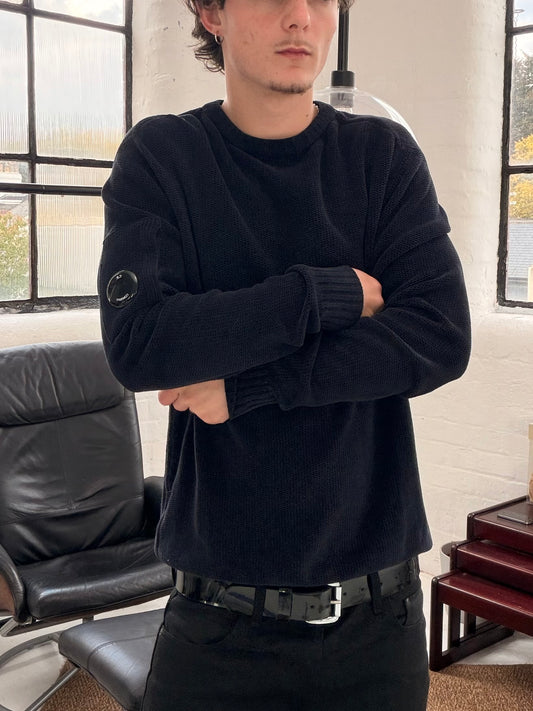 C.P Company Chenille Knit Lens Sweater (S)