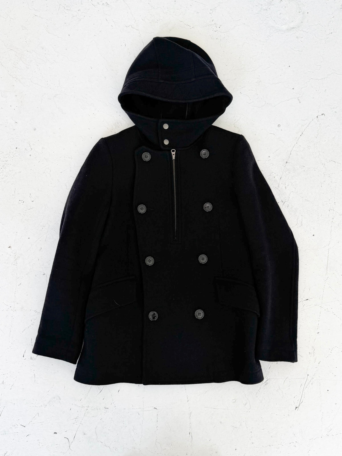 '00s Cabane De Zucca By Issey Miyake Sniper Pea Coat (S)