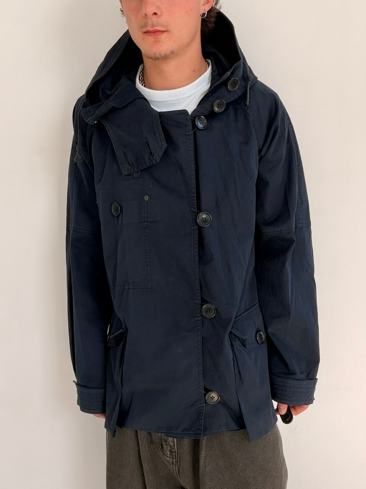 '00s Cabane De Zucca By Issey Miyake Sniper Hood Parka (L)