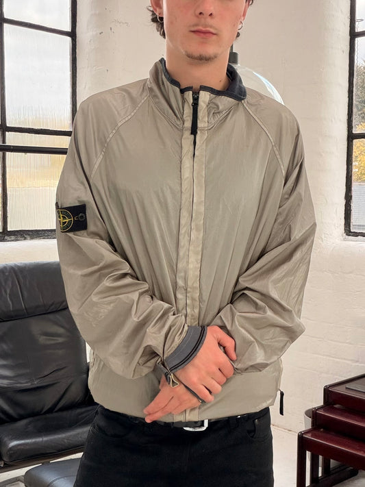 ‘00s Stone Island Prismatic Silk Jacket (L)