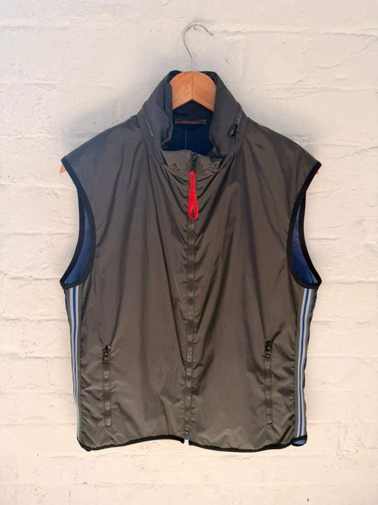 '00s Prada Sport Gel Seam Convertible Gilet (M/L)