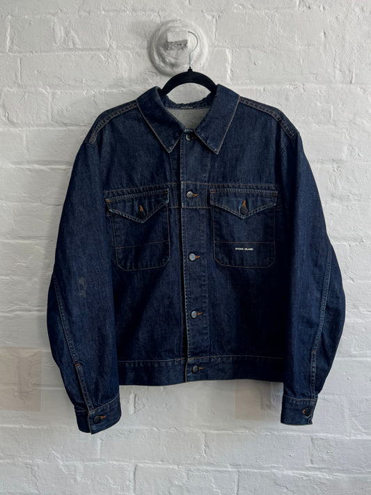 '01 Stone Island Raw Denim Jacket (M)