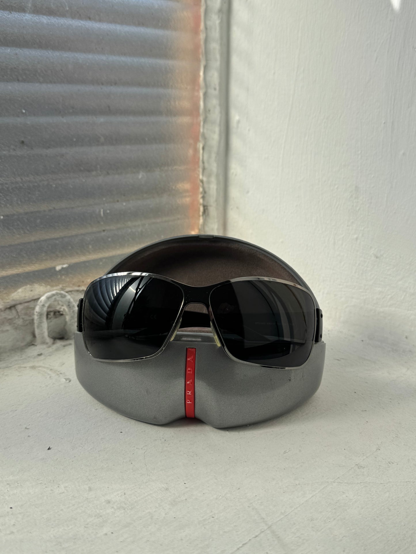 '00s Prada Sport Titanium Frame Sunglasses