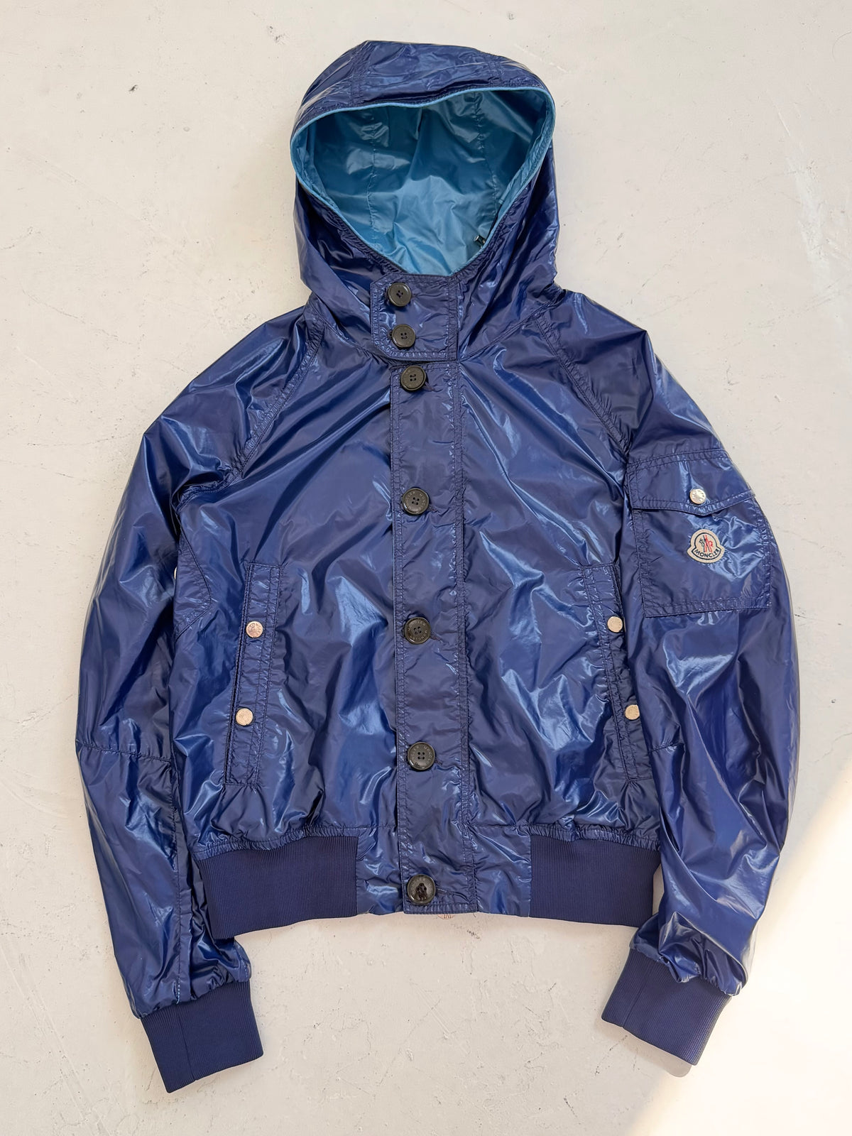 Moncler Nylon Hooded Windbreaker (S)
