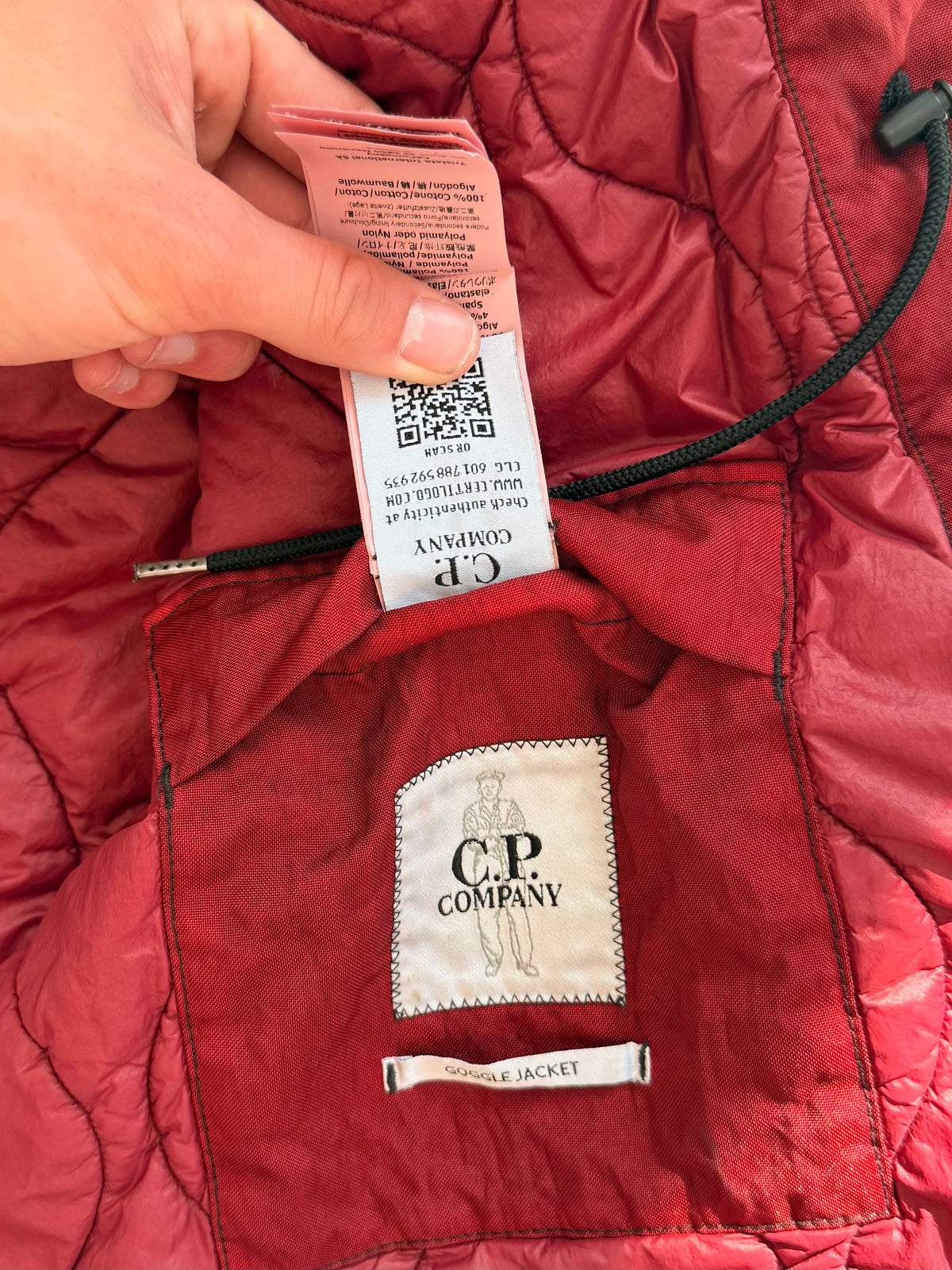 C.P Company Quartz Goggle Jacket (L)