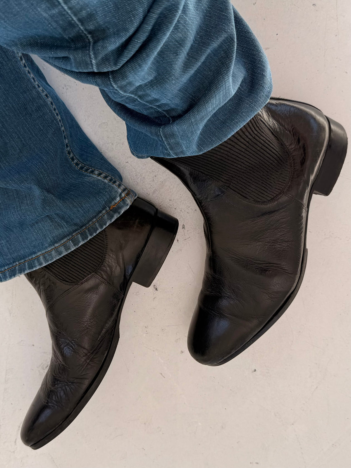 '00s Burberry Prorsum leather Chelsea boots (UK9.5)