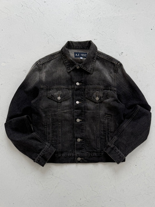 '00s Armani Jeans Denim Trucker Jacket (S)