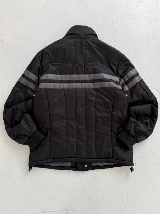'00s Armani Jeans 'Wonder Boy' Striped Bomber Jacket (M/L)
