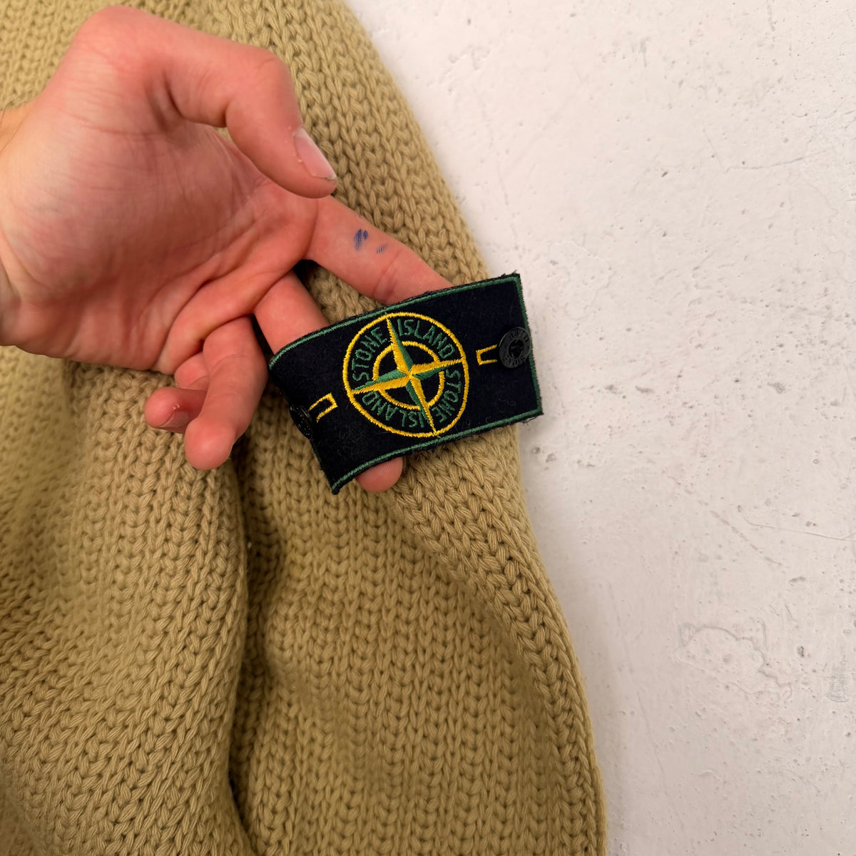'90s Stone Chenille Knit Crewneck (XL)