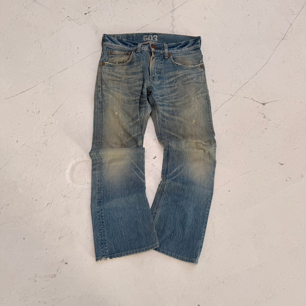 '00s Edwin Blue Trip Bootcut Jeans (30x30)