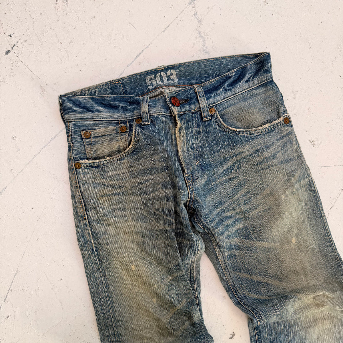'00s Edwin Blue Trip Bootcut Jeans (30x30)