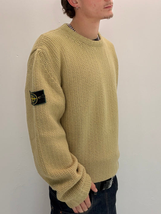 '90s Stone Chenille Knit Crewneck (XL)