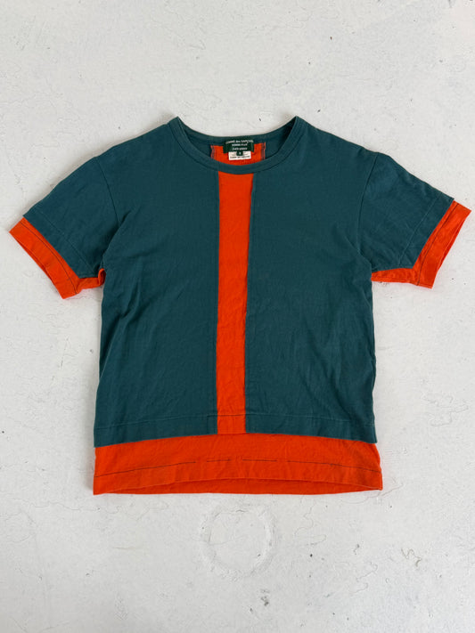 '05 Comme Des Garçons Homme Plus Evergreen Panelled T-Shirt (S)