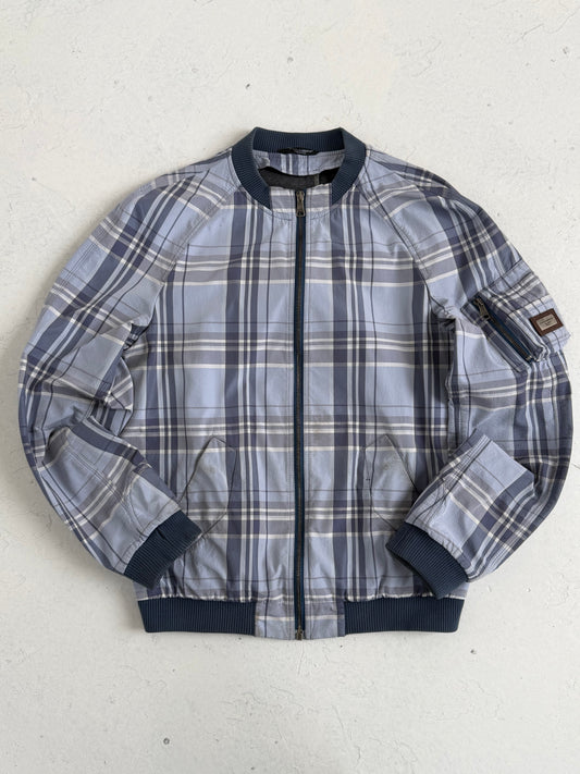00s Dolce and Gabbana Plaid Bomber Jacket (S)