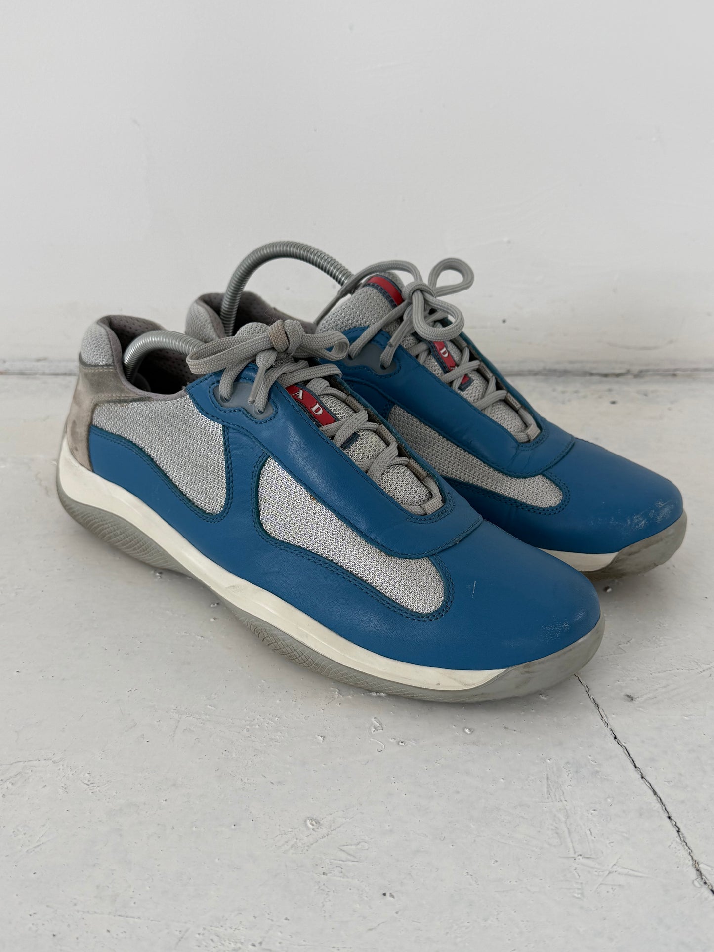 '00s Prada Americas Cup Leather Sneakers (10)