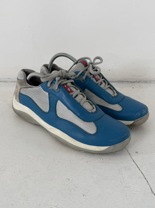 '00s Prada Americas Cup Leather Sneakers (10)