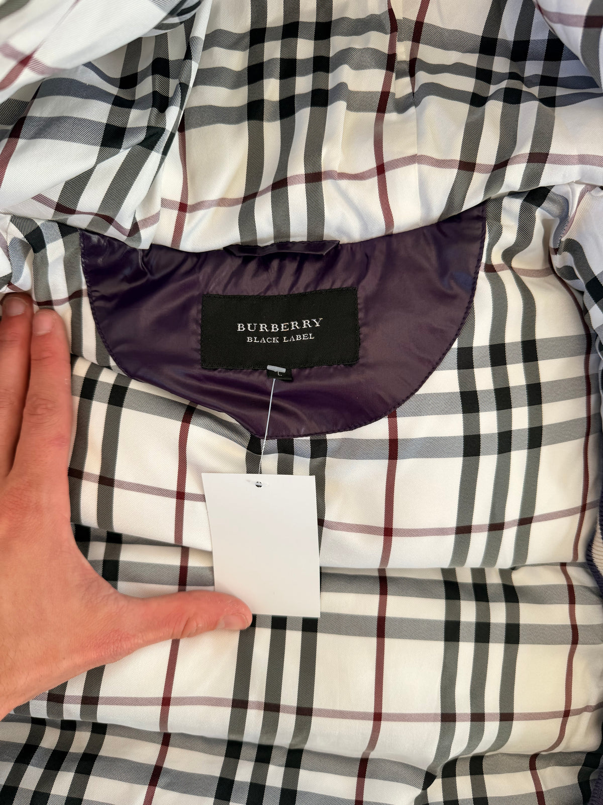 '00s Burberry Black Label Down Gilet (M)