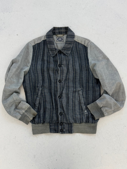 '05 CP Company Heritage Plaid Baseball Jacket (M)