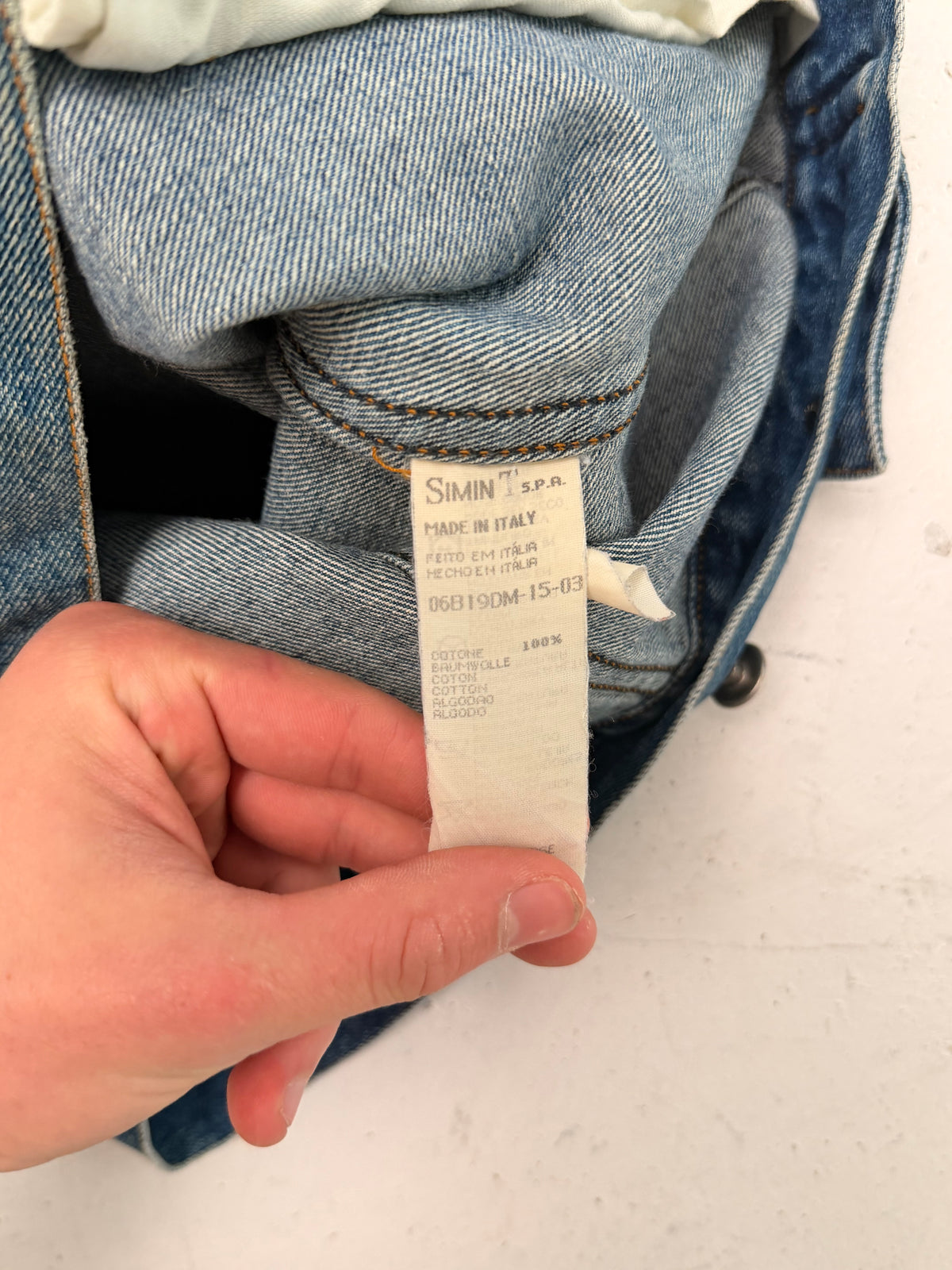 '90s Armani Jeans Denim Vest (S)