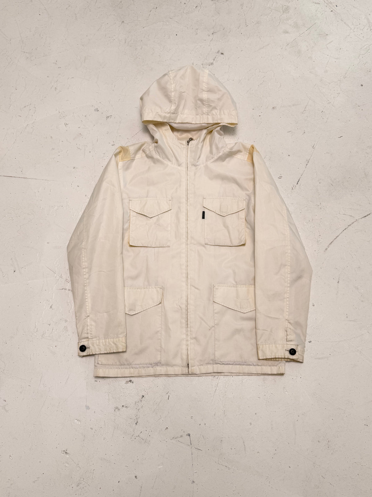 '00s Burberry Black Label Military Jacket White (M)
