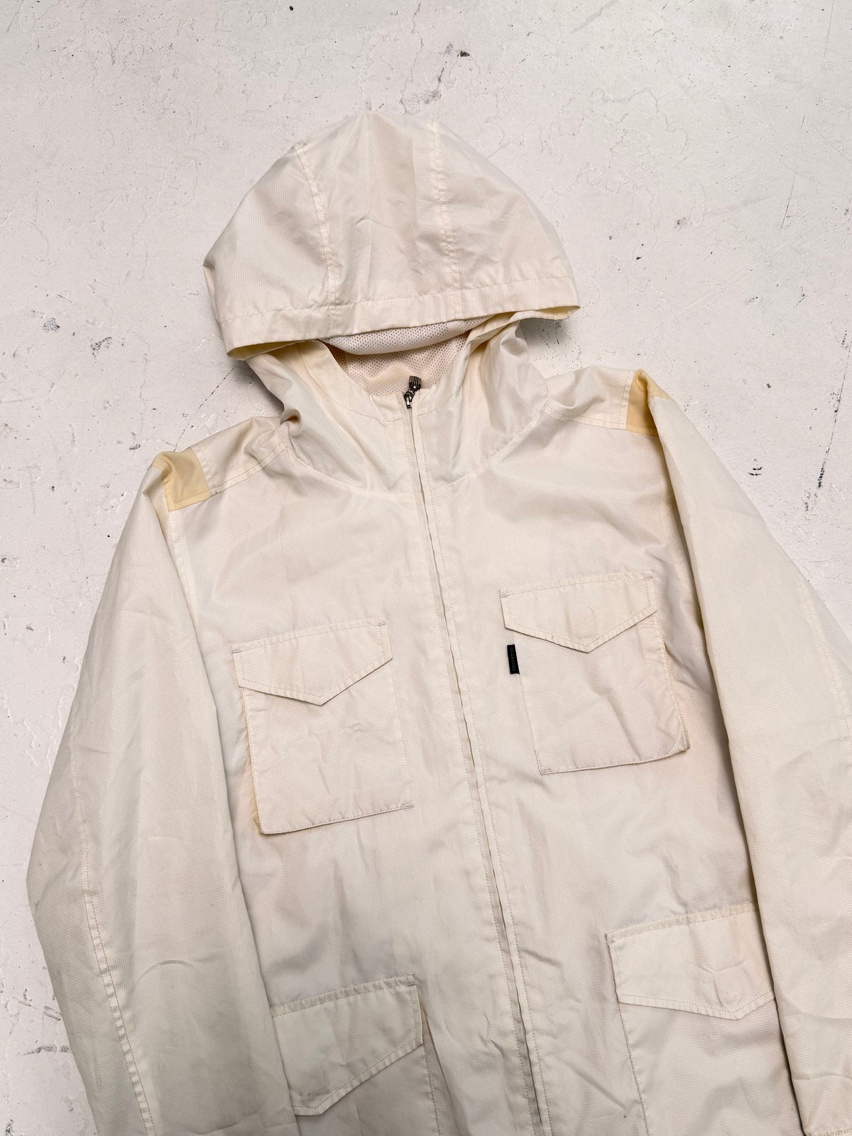 '00s Burberry Black Label Military Jacket White (M)