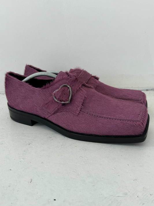 '22 Martine Rose Pony Hair Square Toe Love Loafer (UK 10.5)