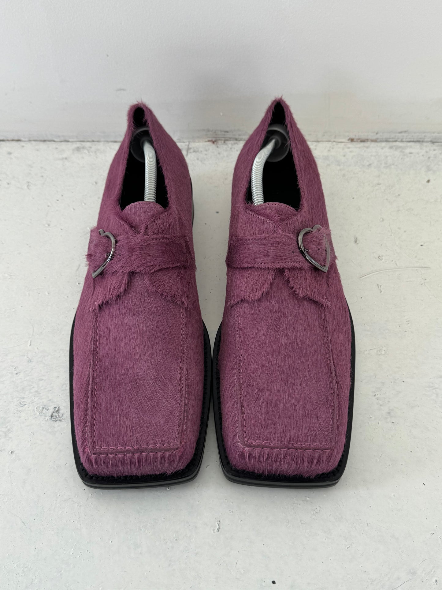 '22 Martine Rose Pony Hair Square Toe Love Loafer (UK 10.5)