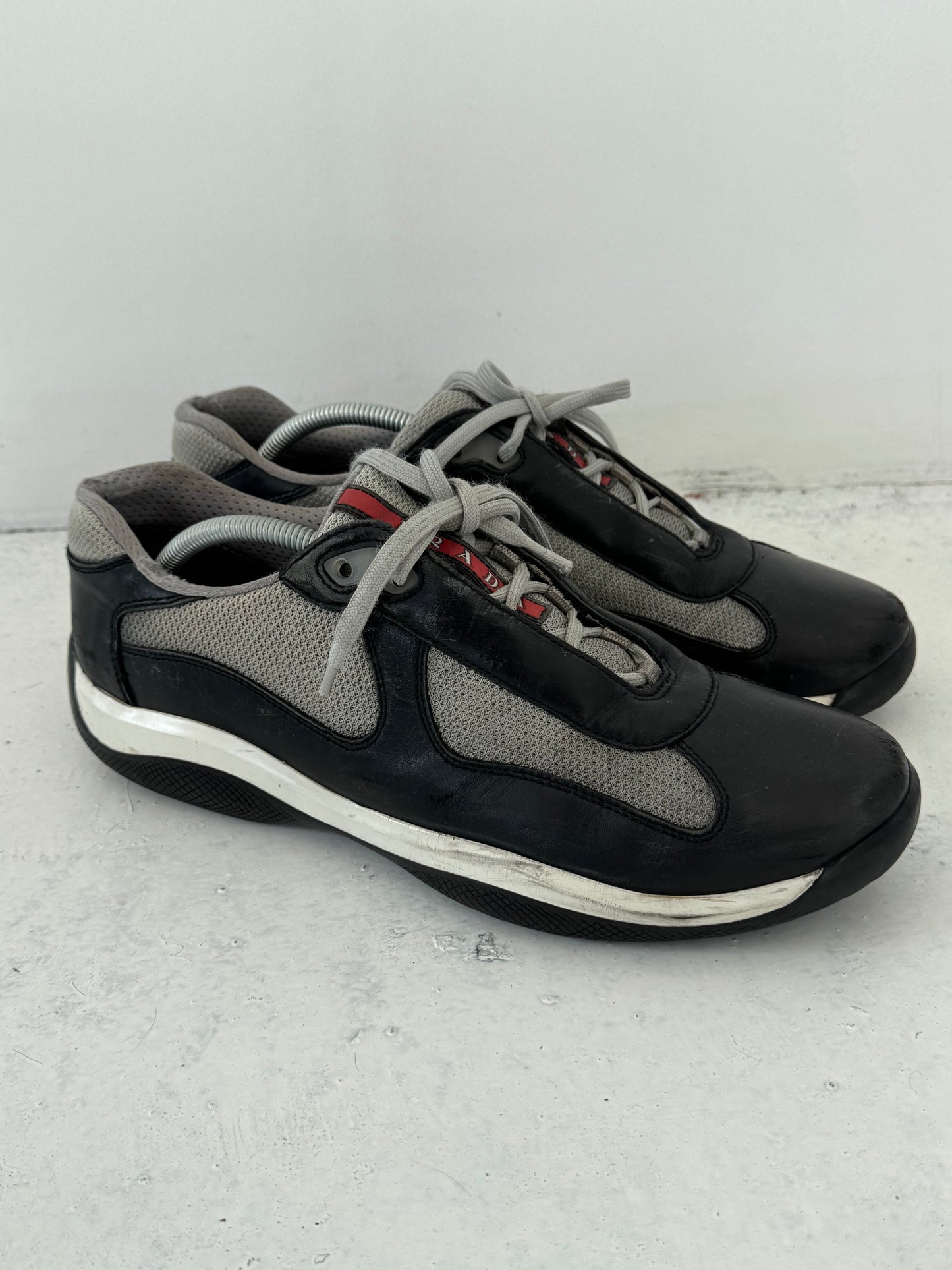 '00s Prada Americas Cup Leather Sneaker (UK 11)