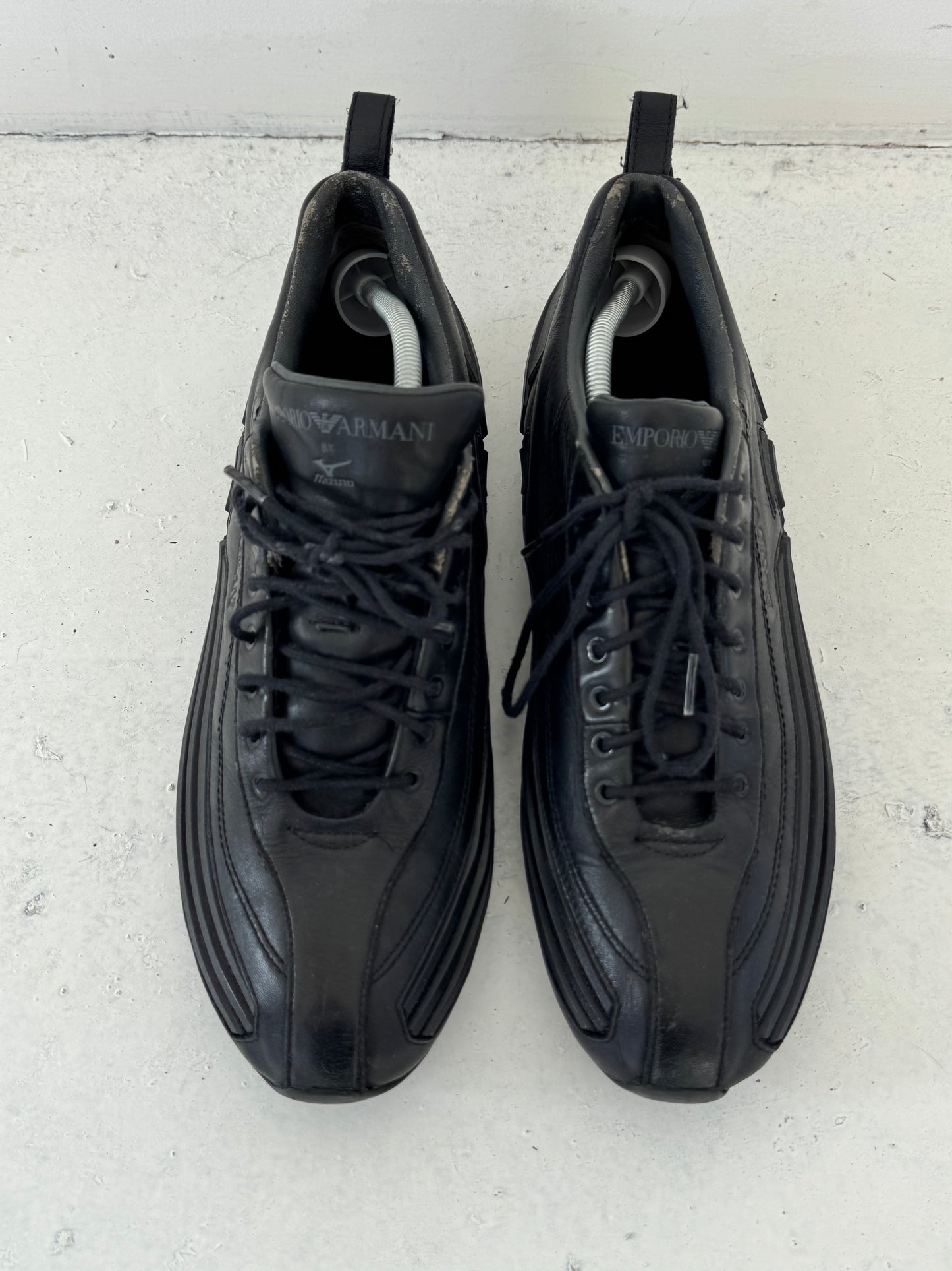 '06 Emporio Armani X Mizuno 'Eagle' Leather Sneaker (UK 11)