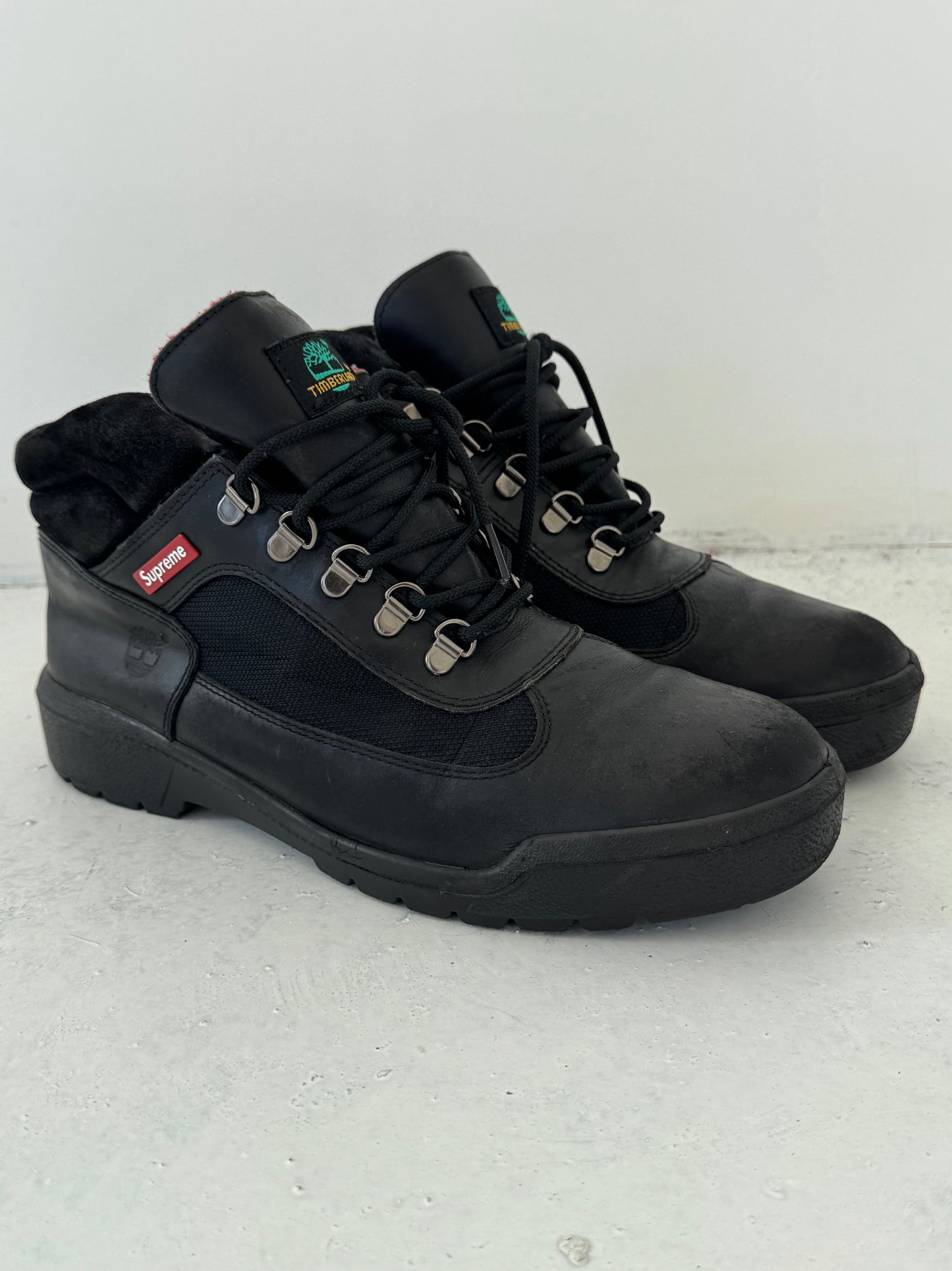 '14 Supreme X Timberland Field 'Box Logo' Hiking Boots (UK 10)