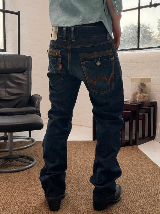 '00s Edwin Japanese Bootcut Jeans ( 32x32)