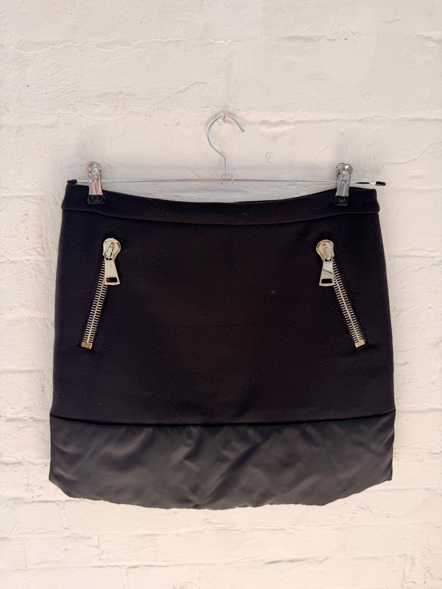 Moncler Wool Mini Skirt (10/M)