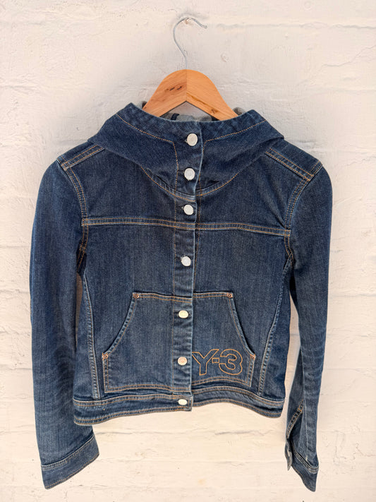 '05 Y3 Yohji X Adidas Cropped Denim Jacket (8/S)