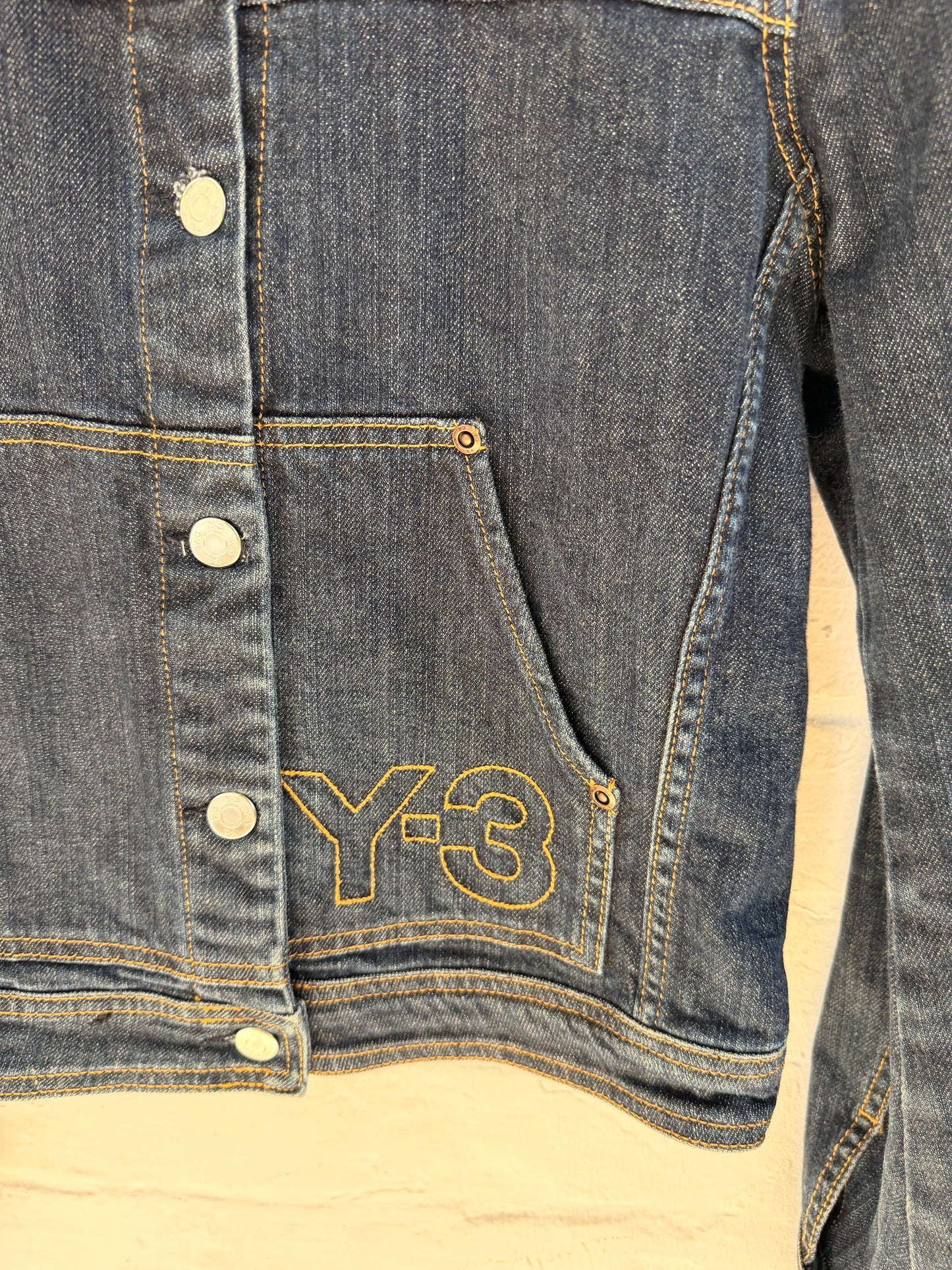 '05 Y3 Yohji X Adidas Cropped Denim Jacket (8/S)
