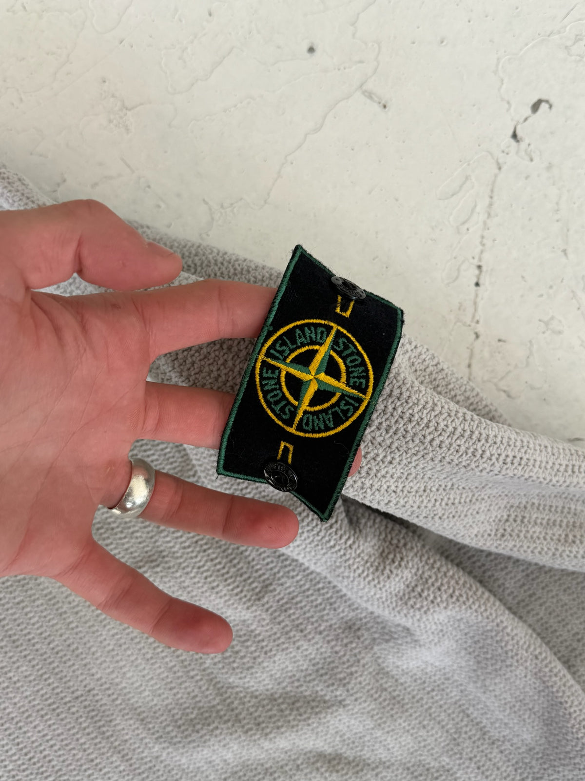 '99 Stone Island Chunky Knit Jumper (L)
