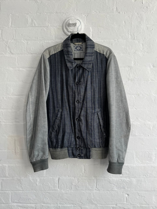 '05 CP Company Heritage Plaid Baseball Jacket (M)