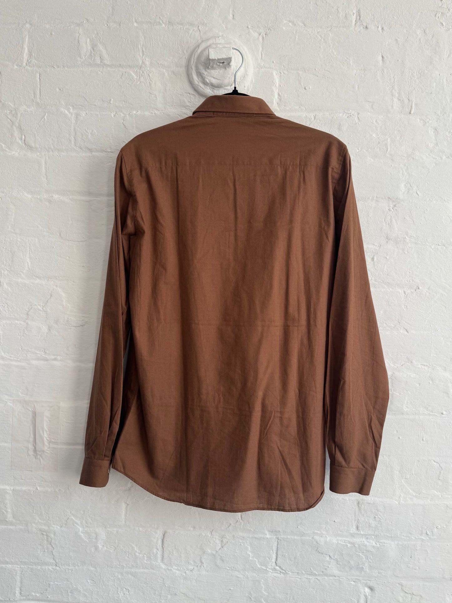 '73 Giorgio Armani Runway Asymmetical Closure Shirt (M)