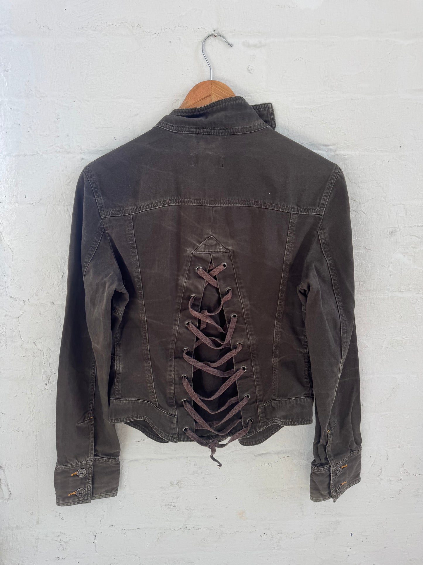 '00s Diesel Military Style Corset Jacket  (10/M)