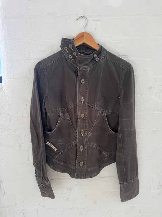 '00s Diesel Military Style Corset Jacket  (10/M)