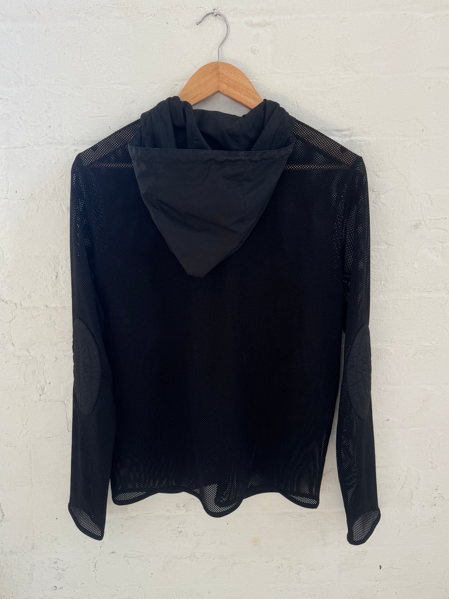 '00 Prada Sport Mesh Layer Nylon Hybrid Jacket  (S)