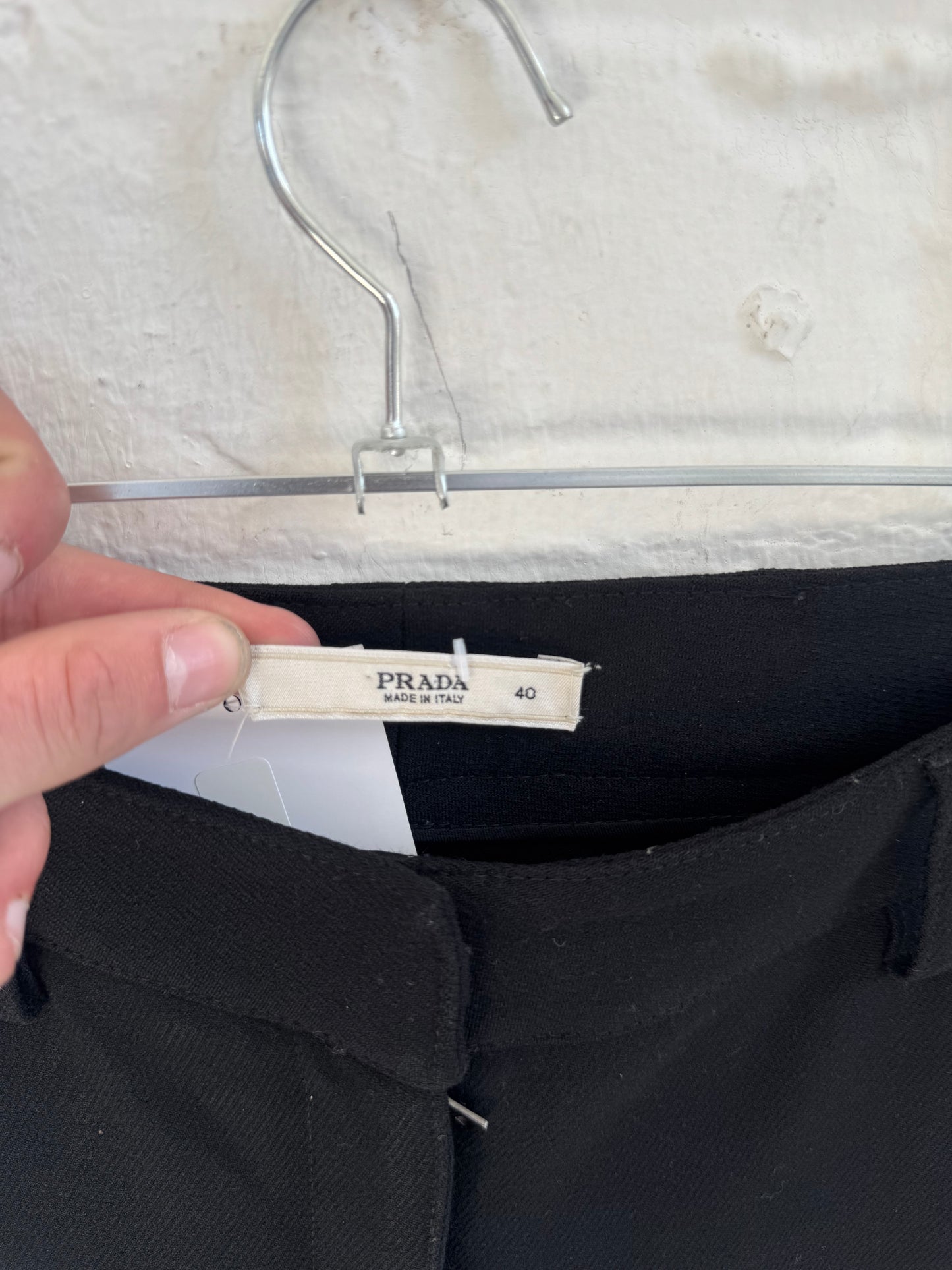 '10s Prada Wool Jodphur Capri Pants (8/S)