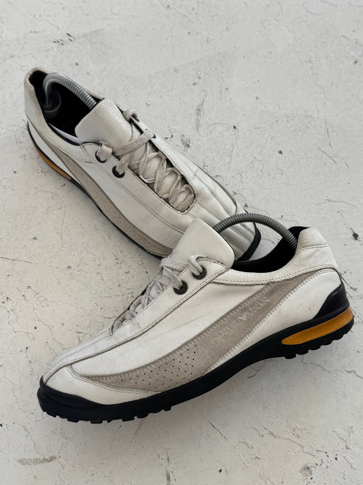 '00s Emporio Armani Leather Technical Sneaker (UK9)