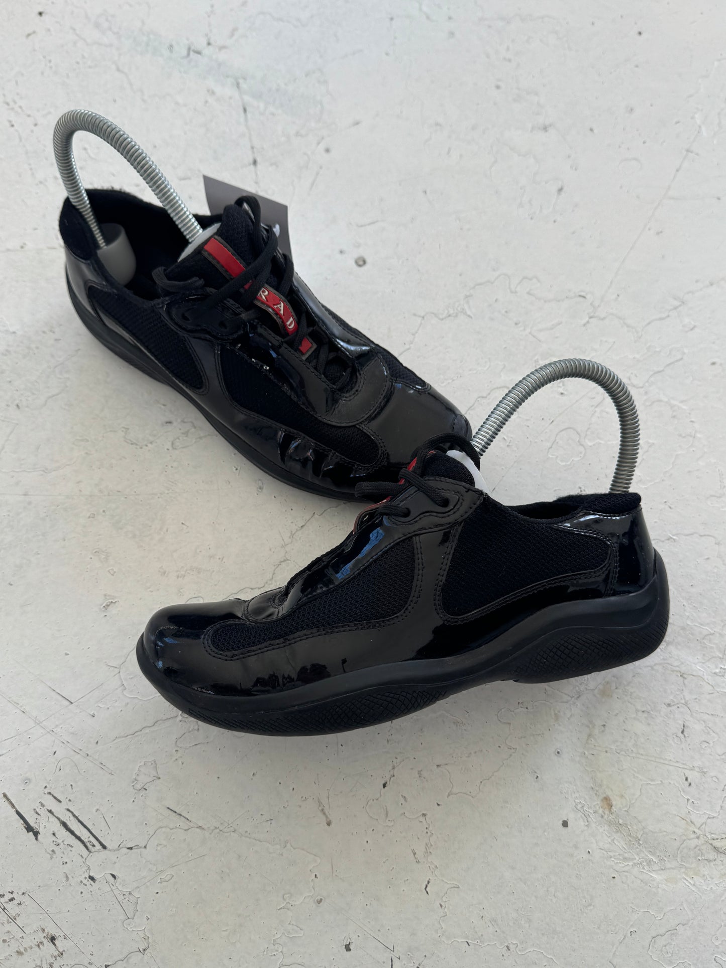 '00s Prada Americas Cup Patent Sneakers (UK5)