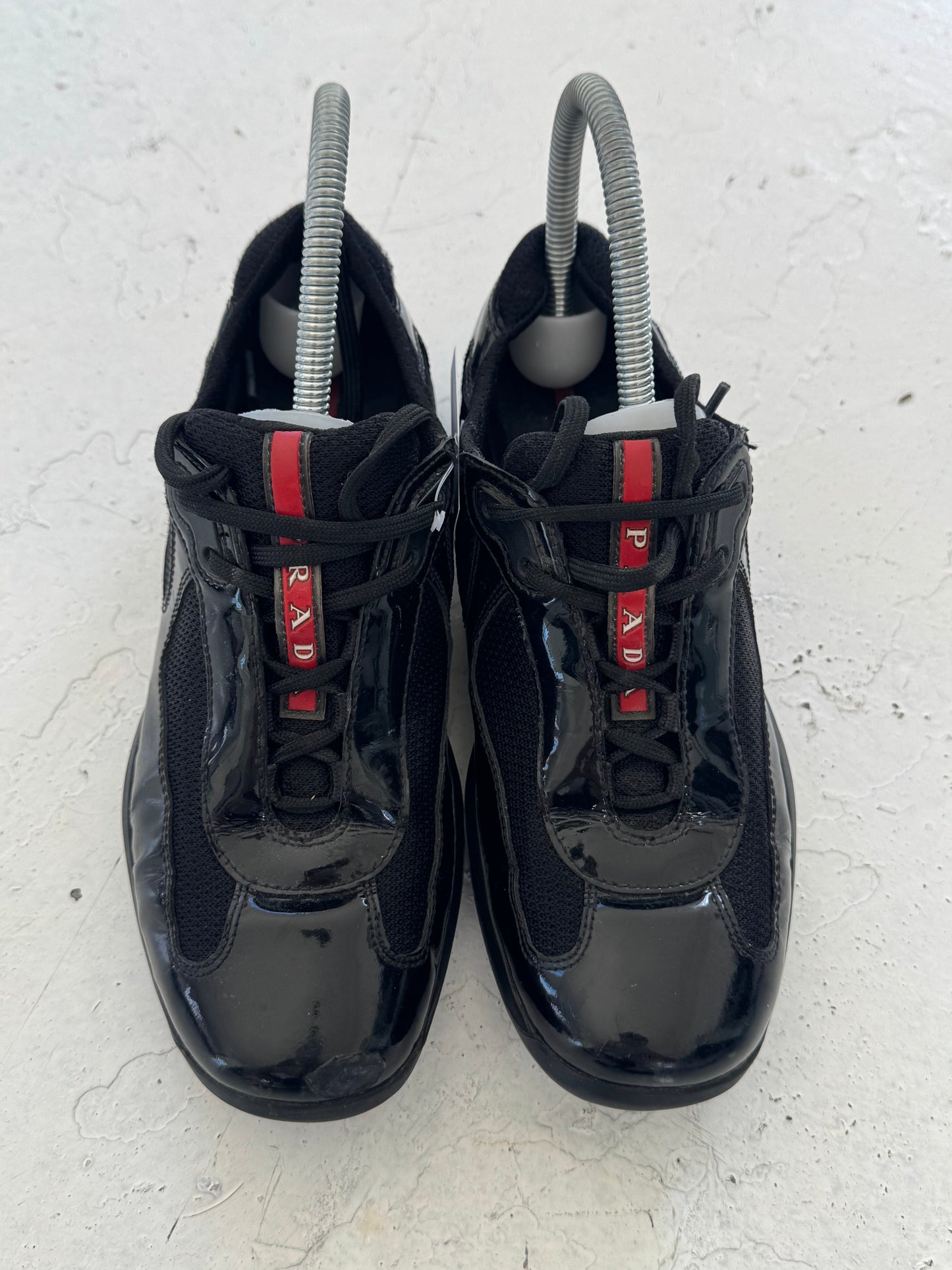 '00s Prada Americas Cup Patent Sneakers (UK5)