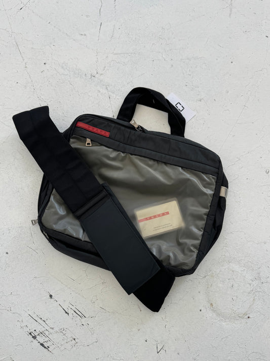 '99 Prada Sport Translucent Panel Convertible Sling Bag