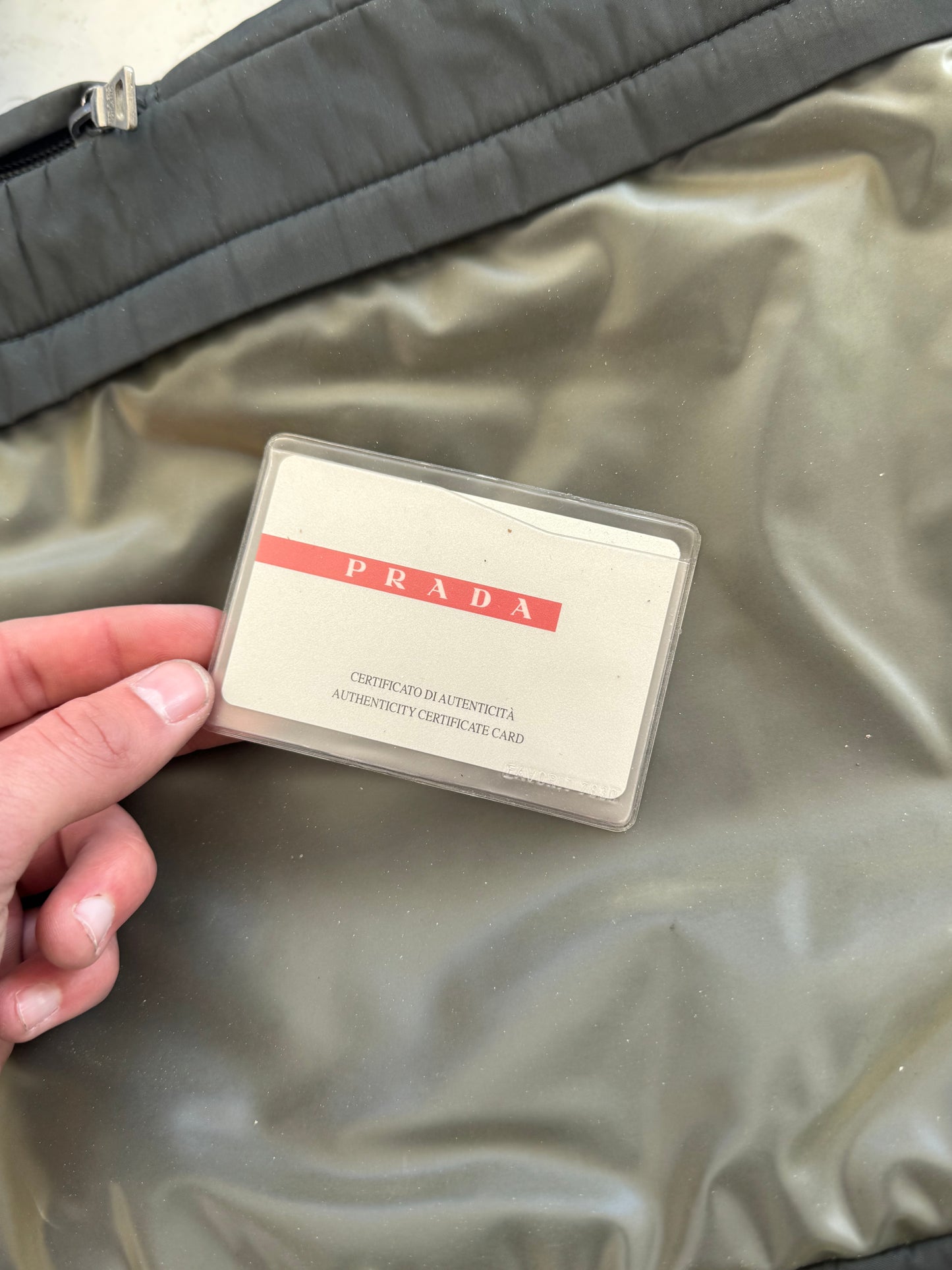 '99 Prada Sport Translucent Panel Convertible Sling Bag