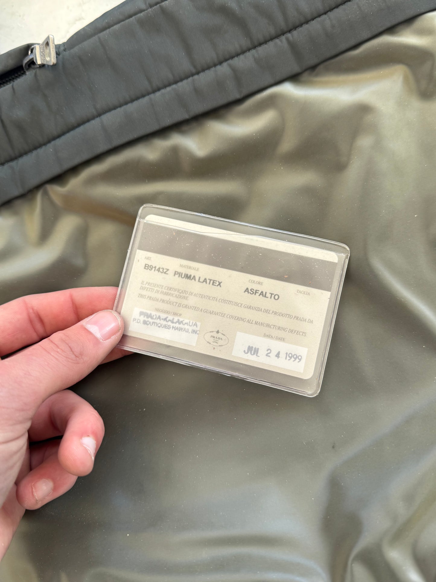 '99 Prada Sport Translucent Panel Convertible Sling Bag