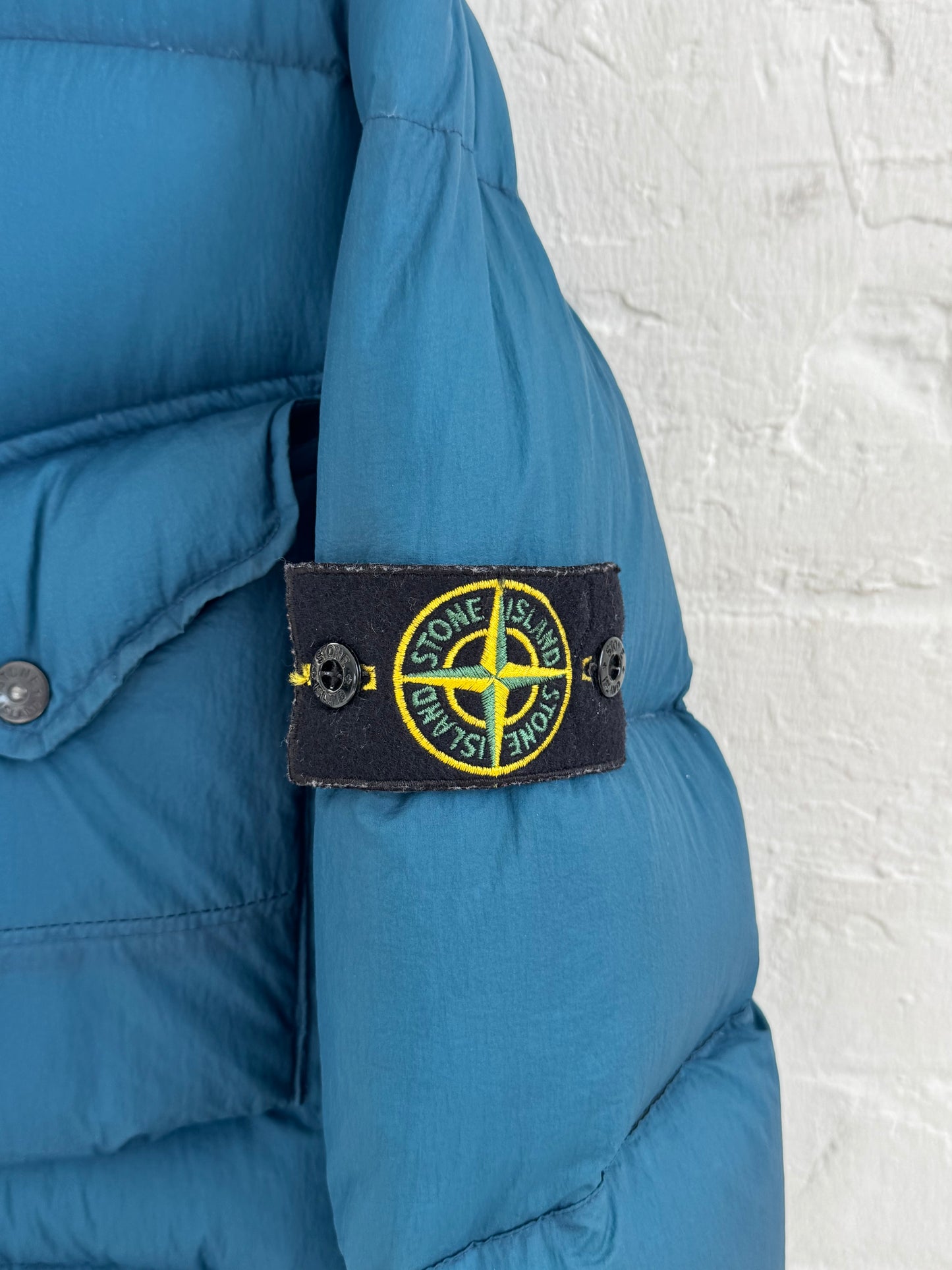 '09 Stone Island Opaque Panelled Puffer Jacket (L)