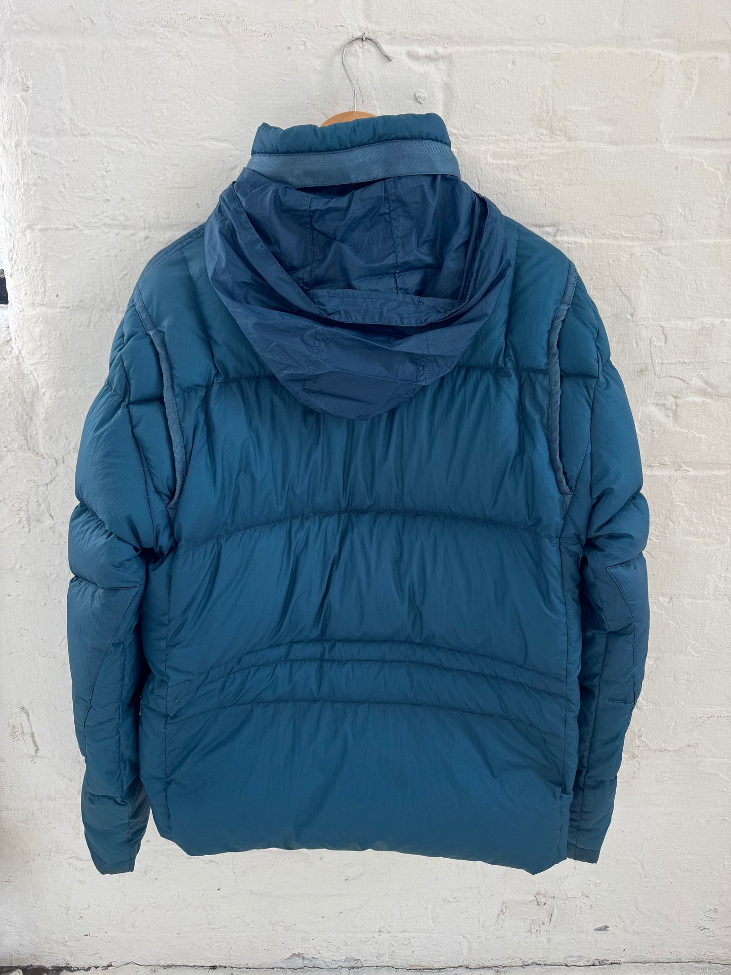 '09 Stone Island Opaque Panelled Puffer Jacket (L)