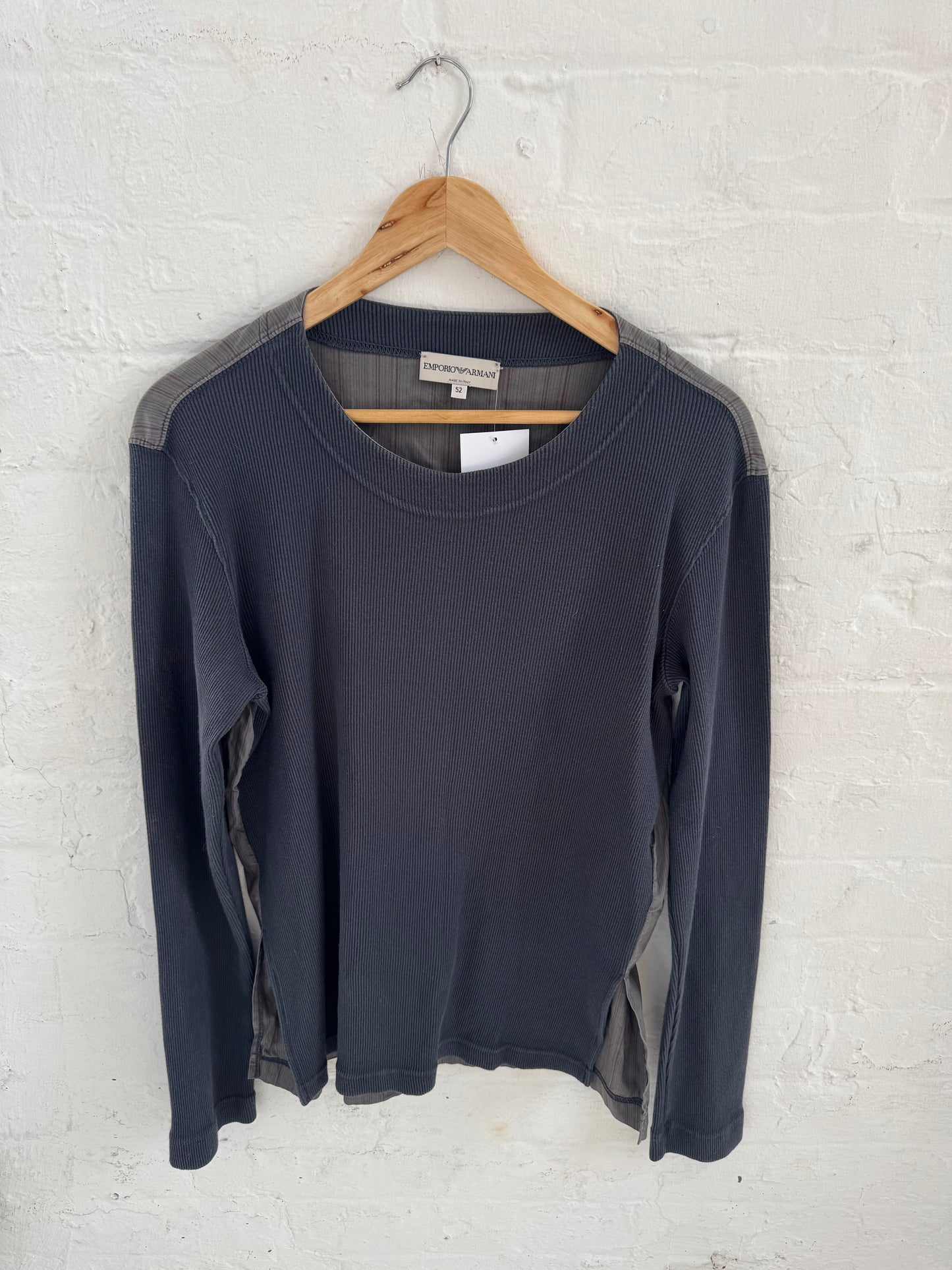 '00s Emporio Armani Ribbed Sweater (M/L)